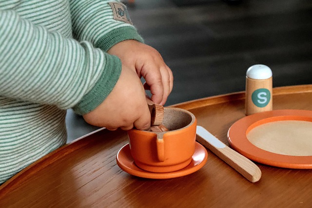 Healthy cat playing happily with a toy